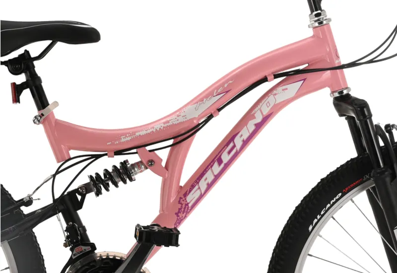 Salcano Helen 24 Inch Wheel Kids Bike Pink/Purple-2