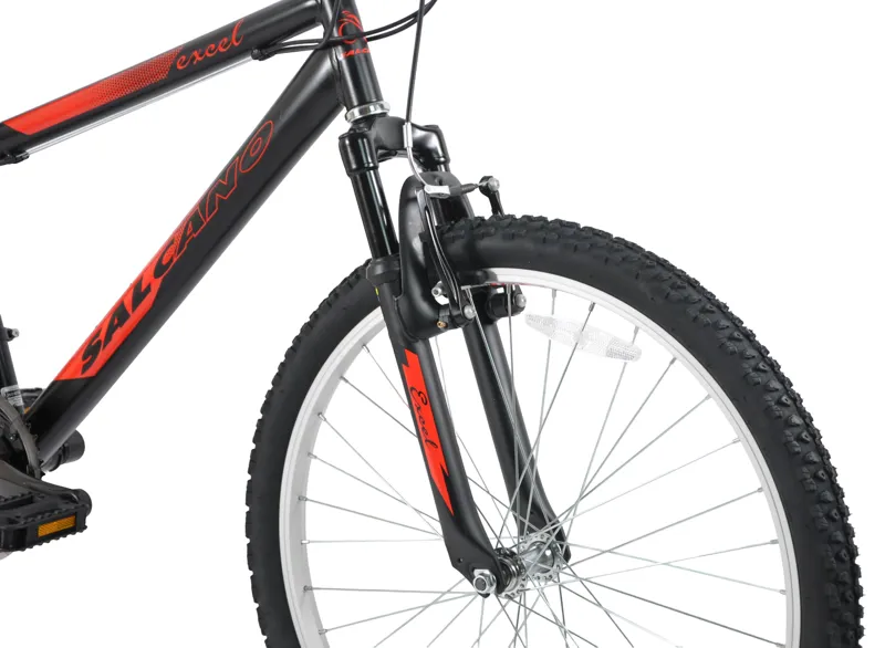 Salcano Excel HT 24 Inch Wheel Kids Bike Black/Red-3