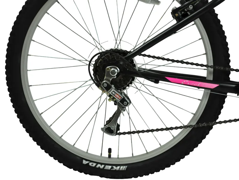 Salcano Excel HT 24 Inch Wheel Kids Bike Black/Pink-4