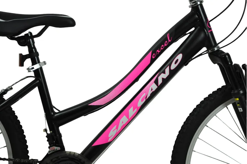 Salcano Excel HT 24 Inch Wheel Kids Bike Black/Pink-2