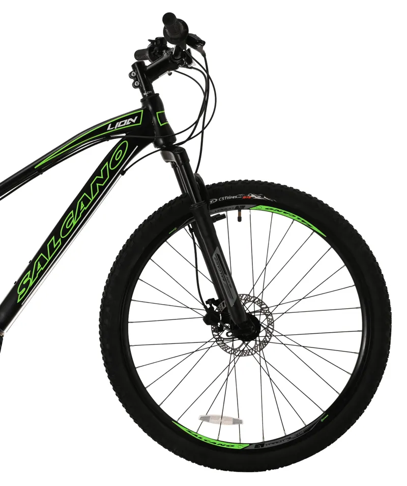 Salcano Lion 29 Inch Wheel Mountain Bike Black/Green-4