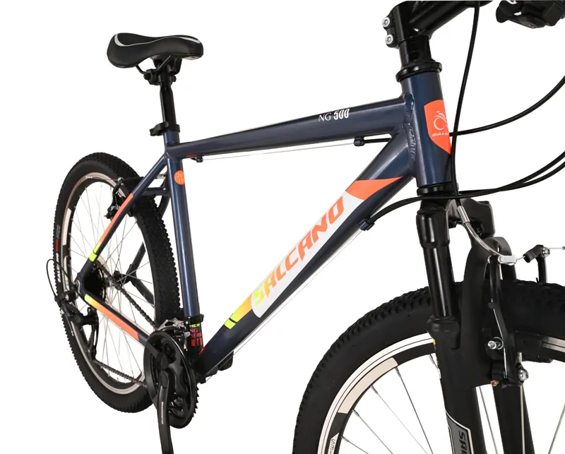 Salcano NG500 26 Inch Wheel Mountain Bike Blue/Orange-1
