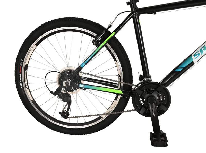 Salcano NG500 26 Inch Wheel Mountain Bike Black/Green-2
