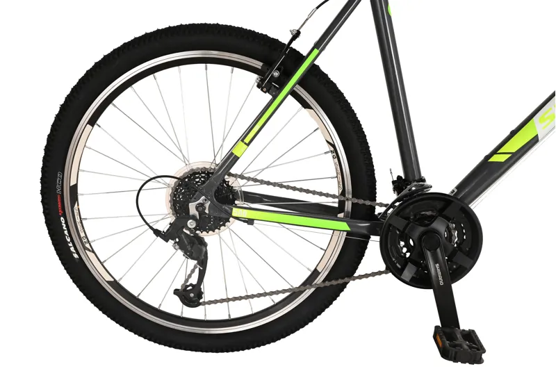 Salcano NG500 26 Inch Wheel Mountain Bike Dark Grey/Green-3