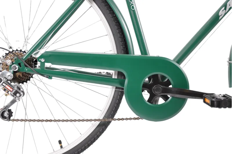 Salcano Oxford 700c 19 Inch Commuter Hybrid Bike Green-4