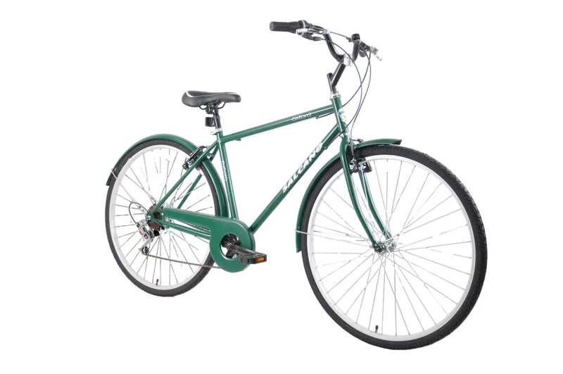 Salcano Oxford 700c 19 Inch Commuter Hybrid Bike Green-1
