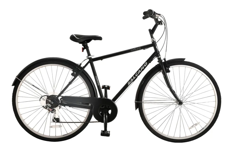 Salcano Oxford 700c 19 Inch Commuter Hybrid Bike Black/Grey