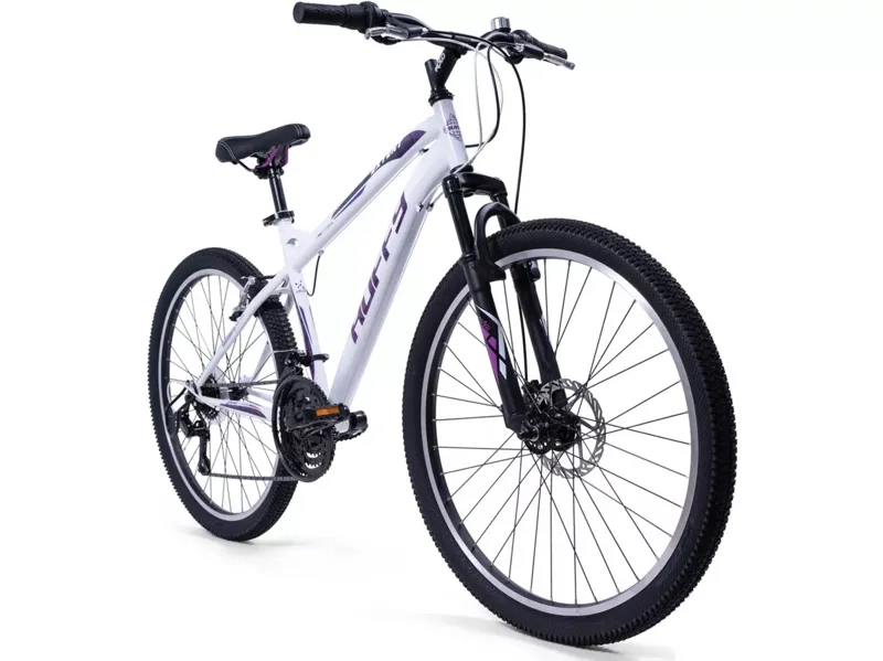 Huffy Extent 26 Inch Wheel Mountain Bike White/Purple-1