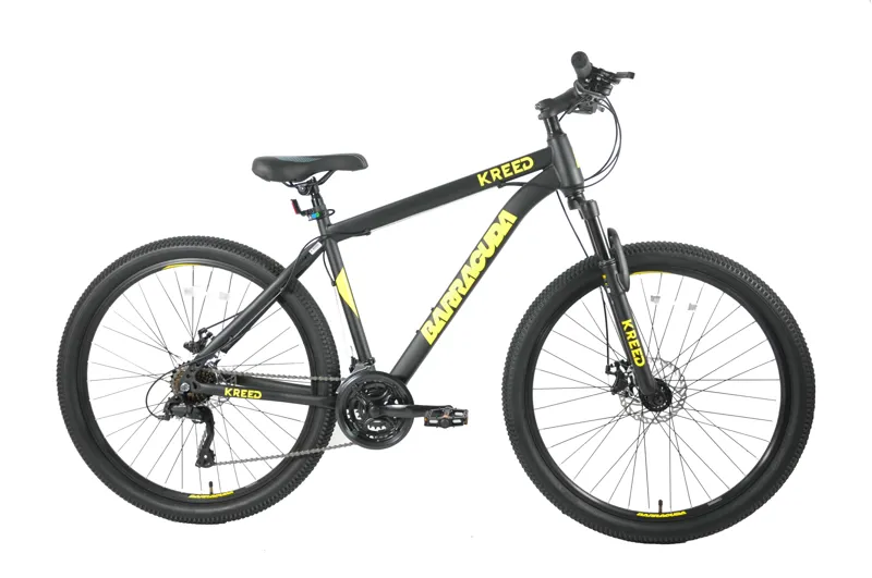 Barracuda Kreed 27.5 Inch Wheel Mountain Bike Black/Yellow