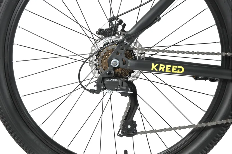 Barracuda Kreed 27.5 Inch Wheel Mountain Bike Black/Yellow-4