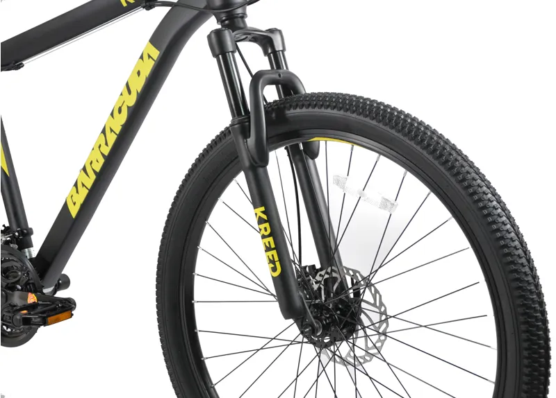 Barracuda Kreed 27.5 Inch Wheel Mountain Bike Black/Yellow-3