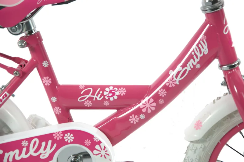 Hi5 Emily 14 Inch Wheel Kids Bike Pink-2