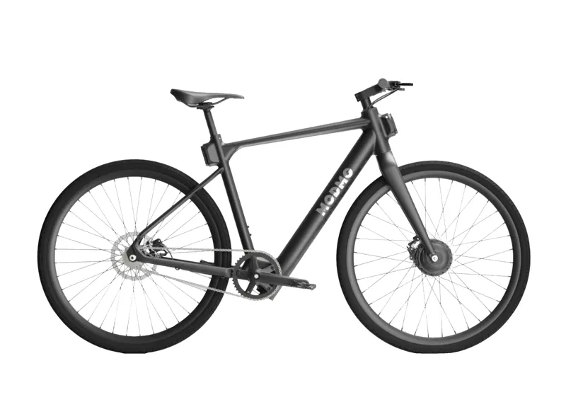 Modmo Saigon S 700c Crossbar  Electric Hybrid Bike Black 10.5Ah