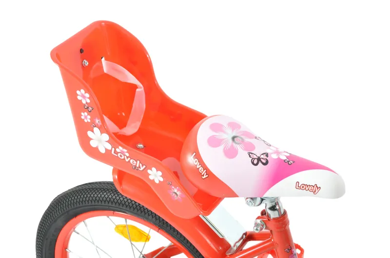 Volare Lovely 16 Inch Wheel Kids Bike Red/White-6
