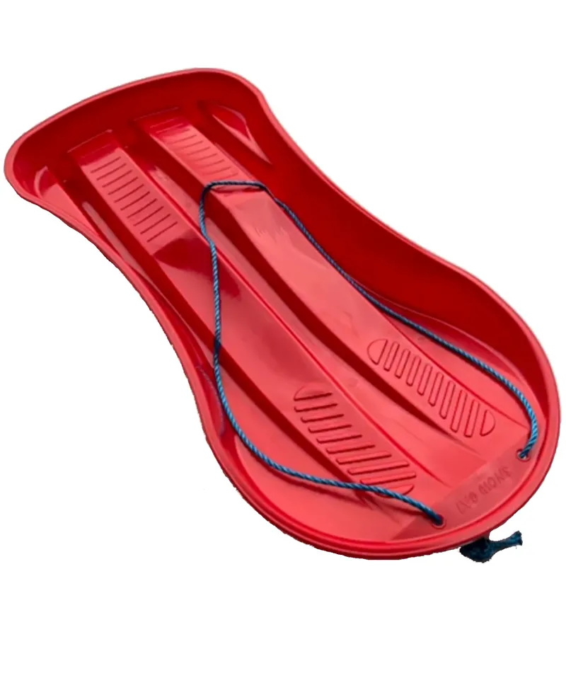 Great Christmas Present Plastic Toboggan Sledge Red