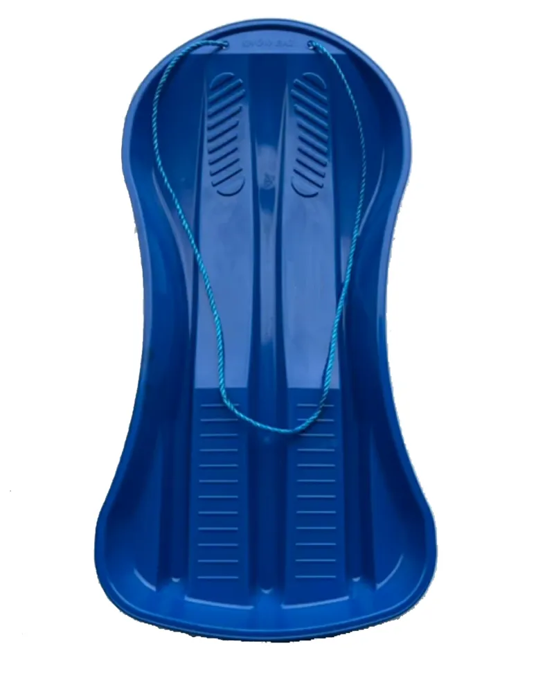 Great Christmas Present Plastic Toboggan Sledge Blue
