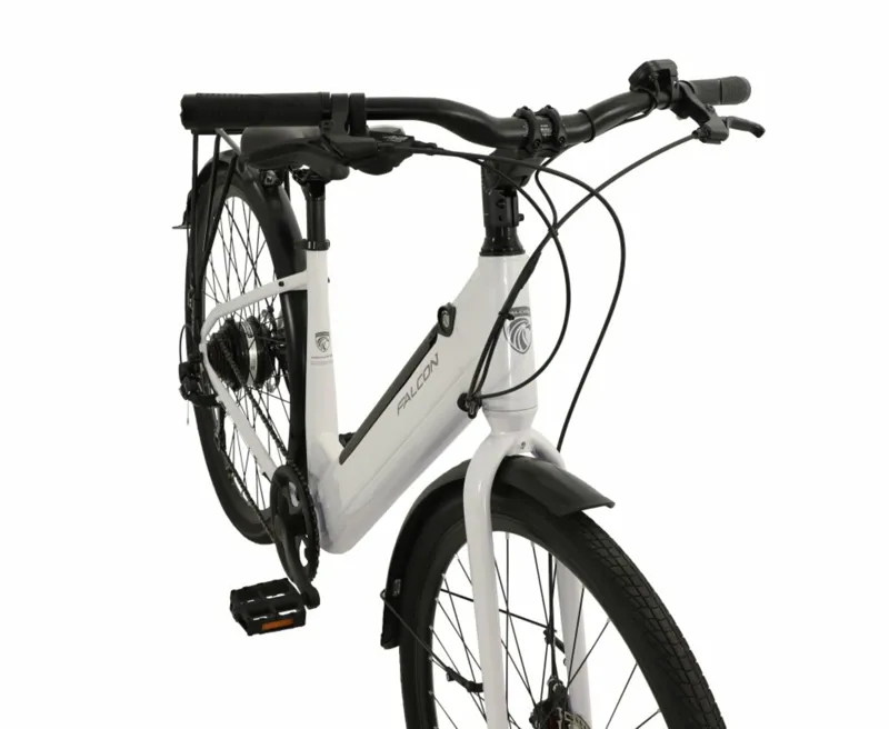 Falcon Liberty 700c Low Step Electric Hybrid Bike White 10.2Ah-2