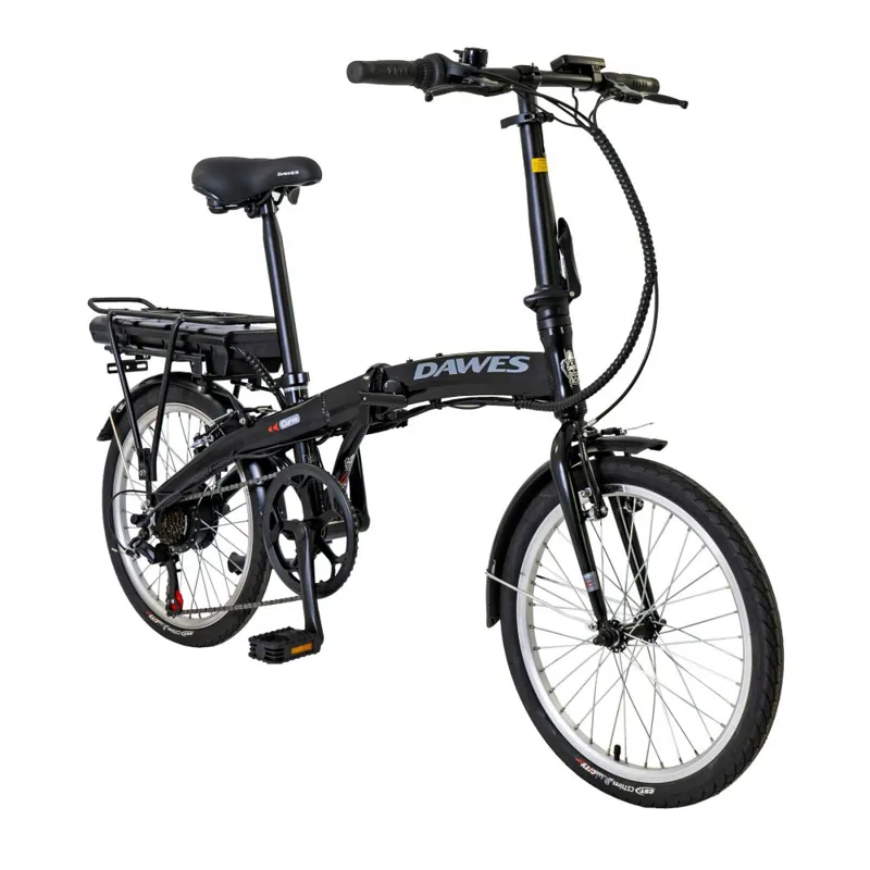 Dawes Curve Electric Folding Bike Black-1