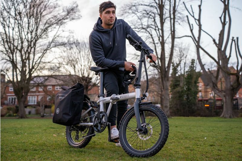 estarli e20.8 Play Folding Electric Bike Raw Silver-3