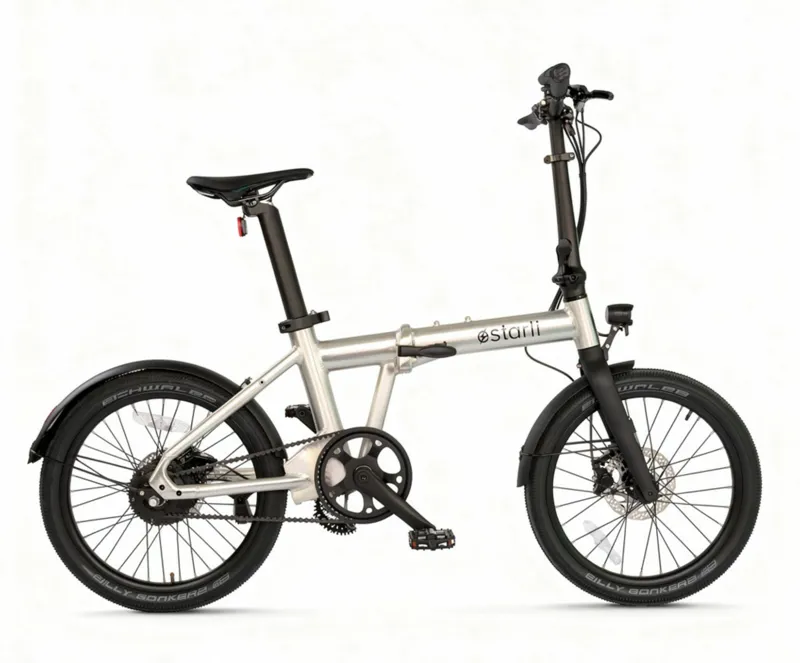 Estarli E20.X Pro 20 Inch Electric Folding Bike UFO Silver