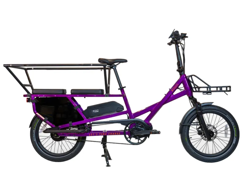 Estarli Longtail E-Cargo Family Pack Electric Bike Cosmic Purple