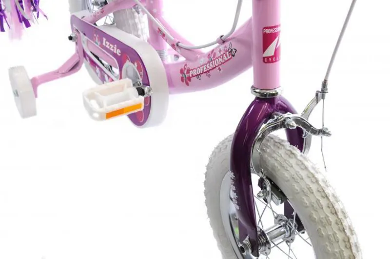 Professional Izzie 12 Inch Wheel Kids Bike Barbie Pink-2
