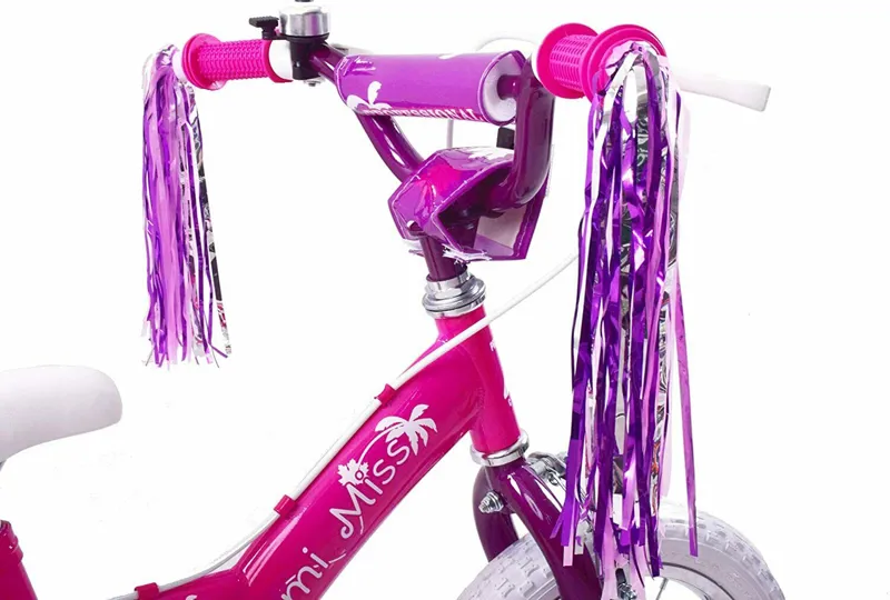 Professional Miami Miss 12 Inch Kids Bike Pink and Purple-5