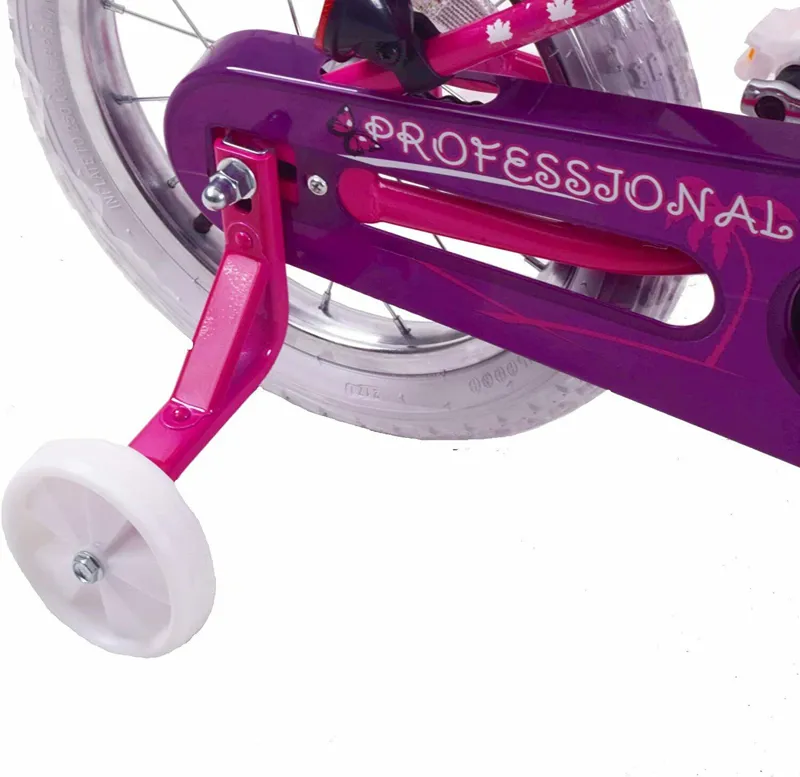 Professional Miami Miss 12 Inch Kids Bike Pink and Purple-2