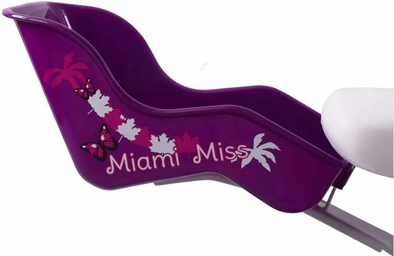 Professional Miami Miss 12 Inch Kids Bike Pink and Purple-1