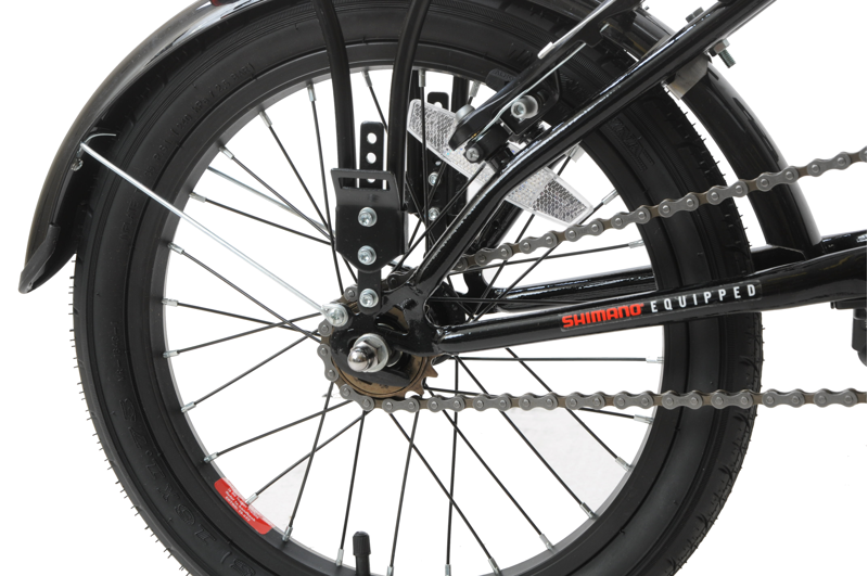 Ammaco Compact 16 Inch Wheel Folding Bike Black-6