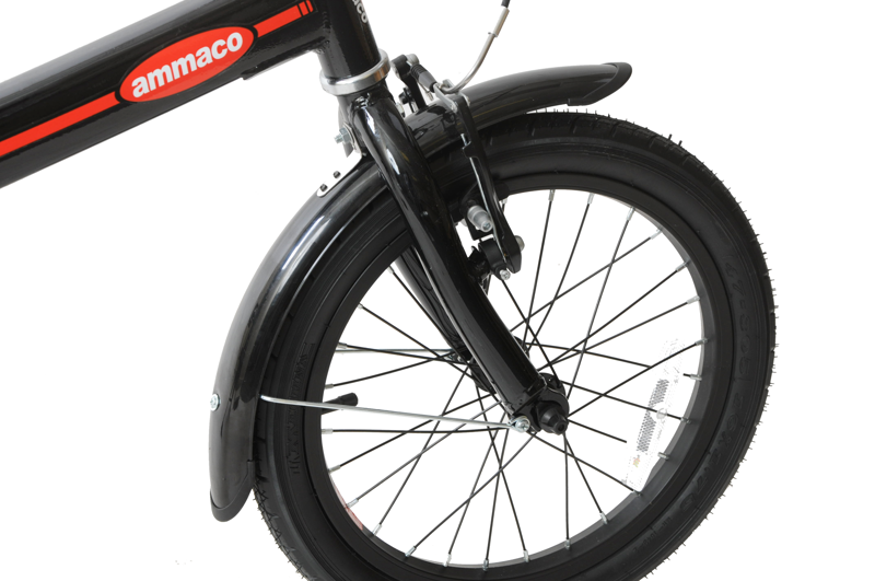 Ammaco Compact 16 Inch Wheel Folding Bike Black-4