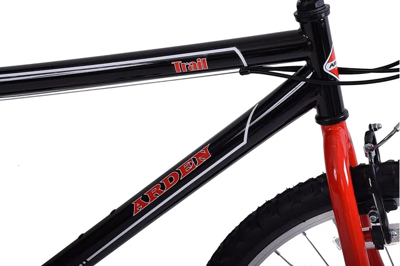 Arden Trail 24 inch Wheel Kids Mountain Bike Black and Red-1