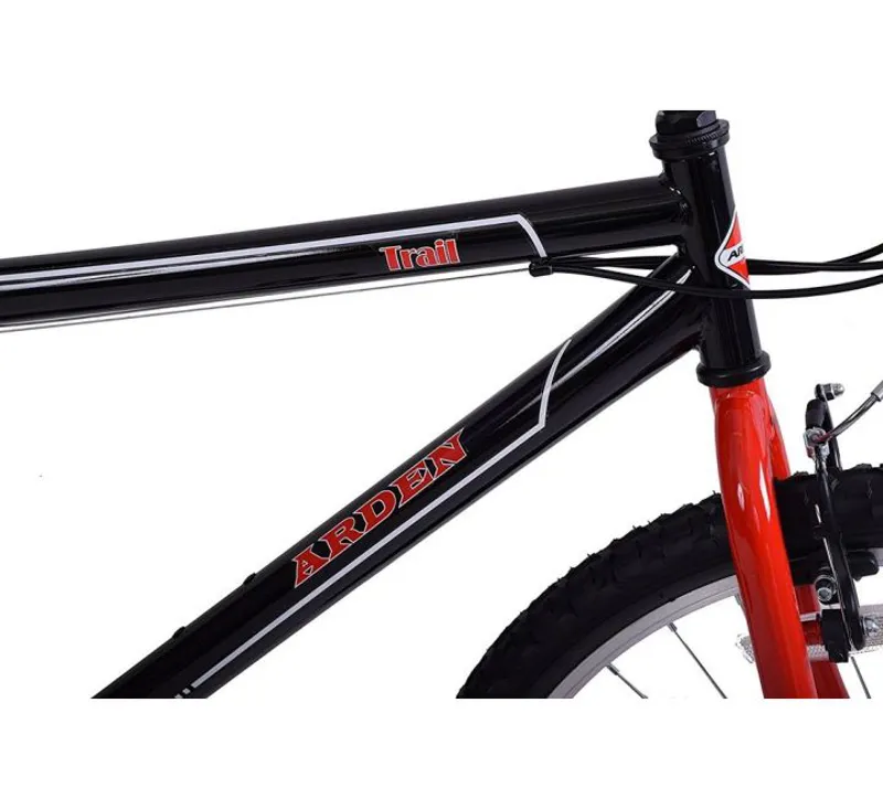 Arden Trail Mountain Bike Black and Red-5
