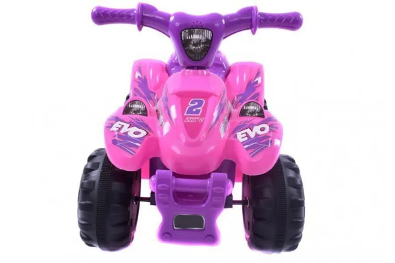 Electric Ride On 4-Wheel Quad Pink/Purple-1