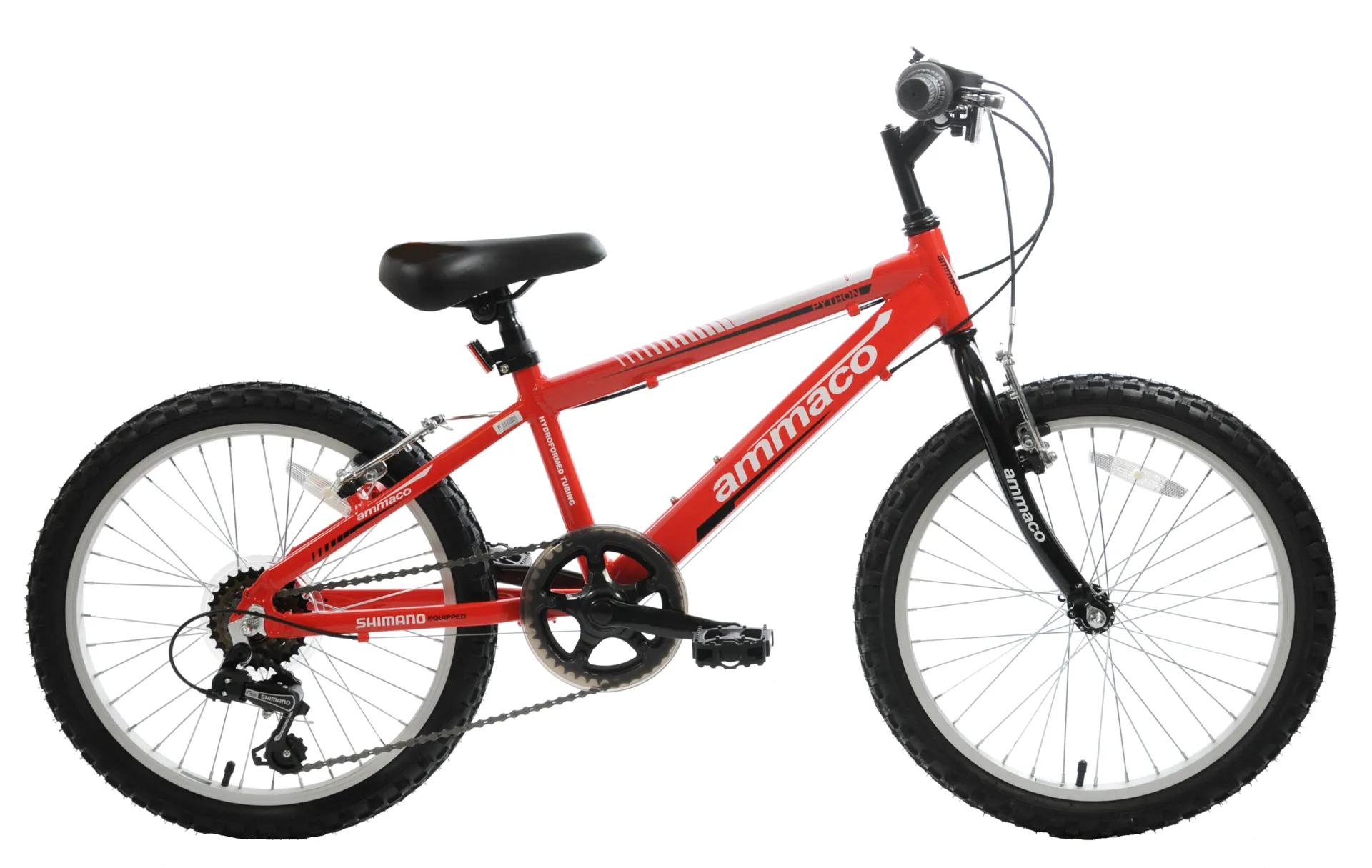 Python Bike Mtb Ammaco Python 20 Inch Kids Mountain Bike Red