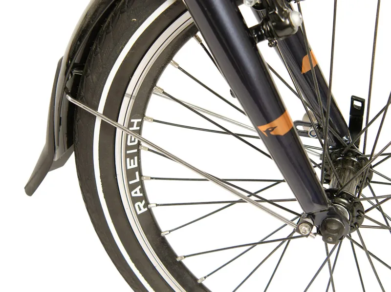 Raleigh Stoweway 20 Inch Wheel Electric Folding Bike Dark Blue-4