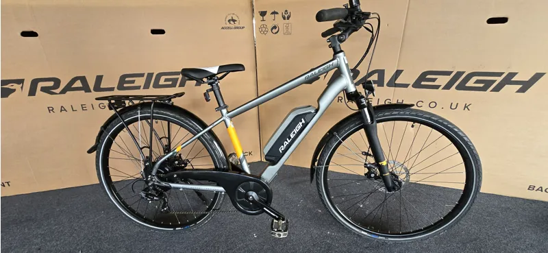 EX-DEMO Raleigh Array Crossbar Electric Hybrid Bike Grey 400Wh-1