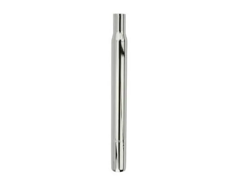 28.6mm Steel Seatpost 300mm Chrome Silver