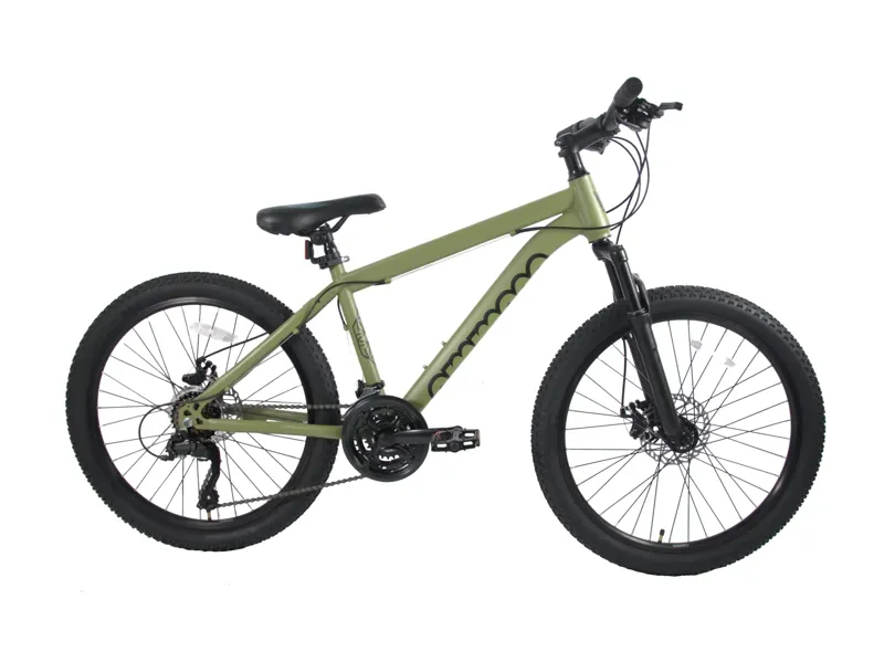Ammaco Kreed 24 Inch Wheel Mountain Bike Green/Black