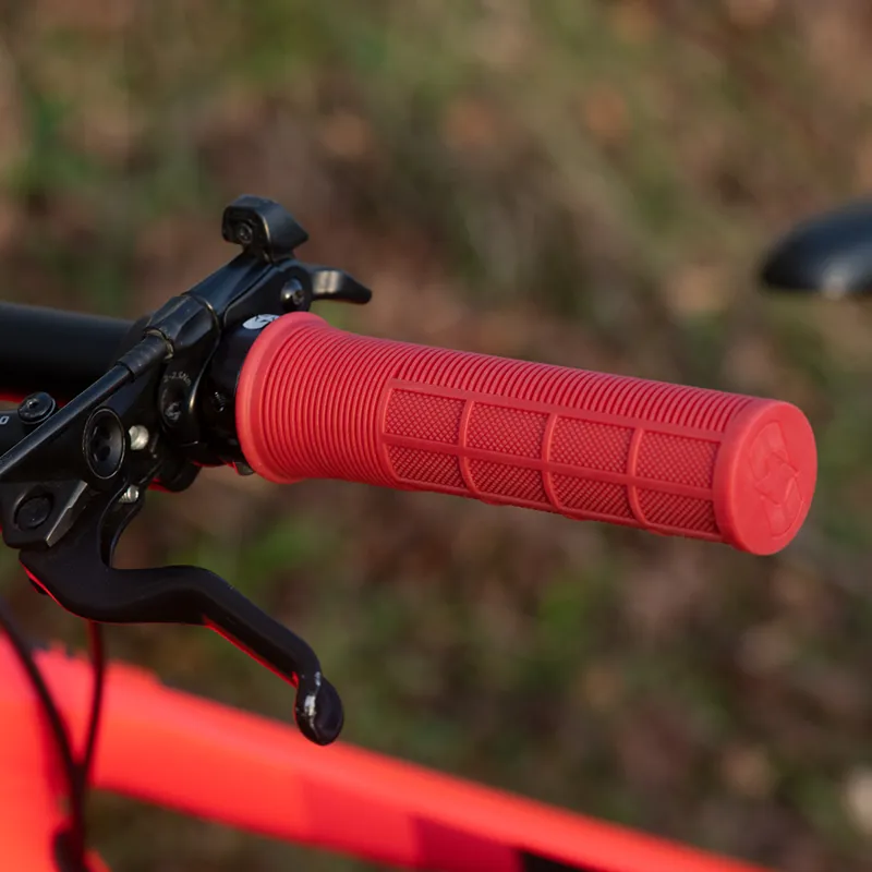 Oxford Driver Lock-On MTB Grips Red-1