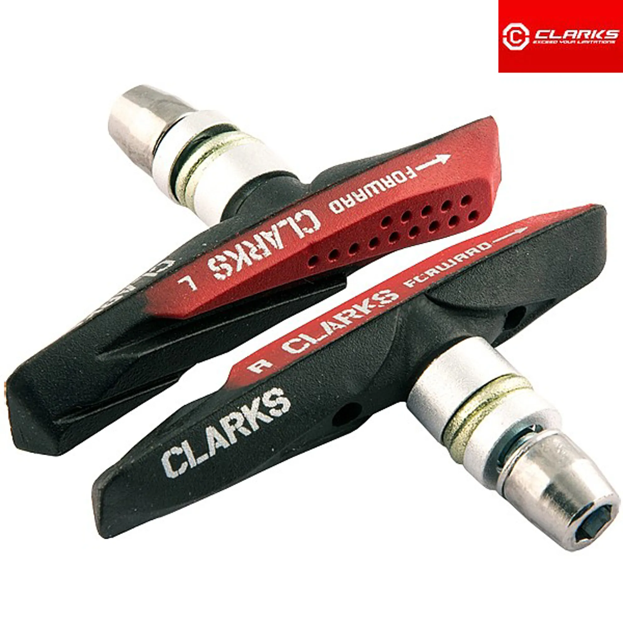 Clarks V-Brake Pads Dual Contour 72mm