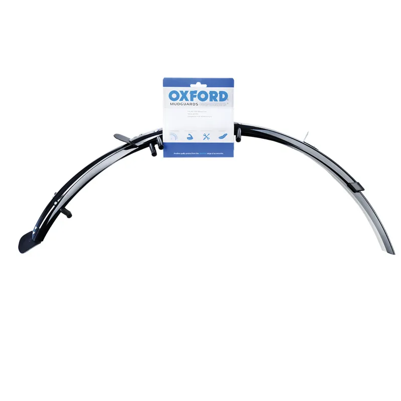 Oxford 700c Hybrid 56mm Mudguard Set Black-1