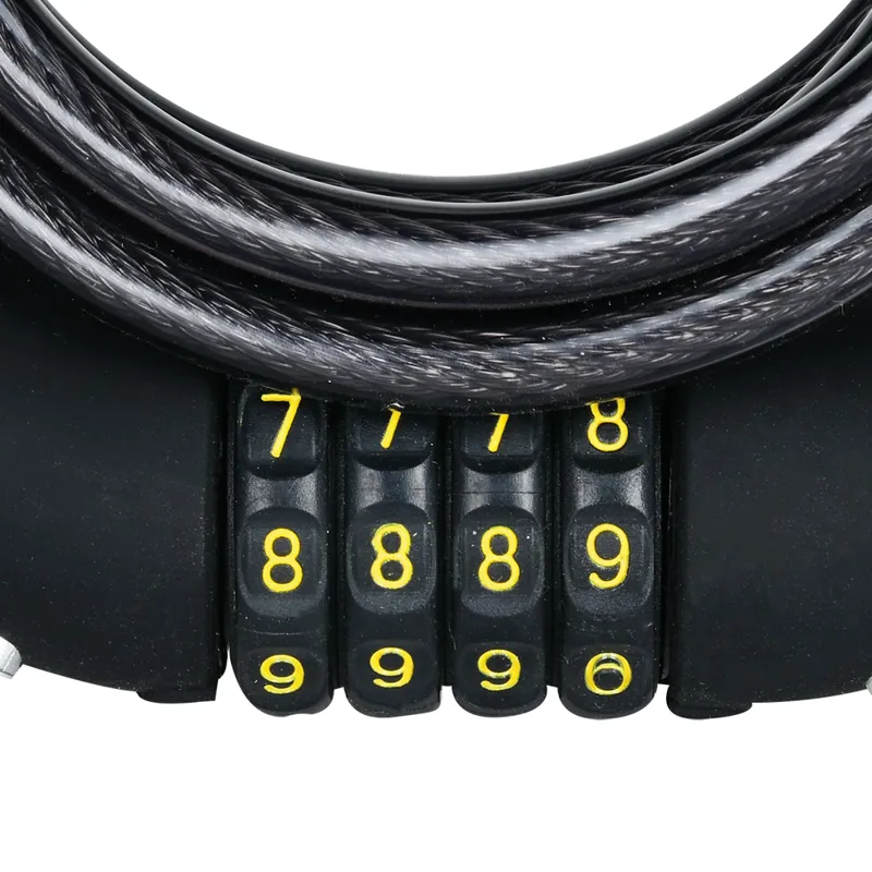 Oxford Combi Coil Lock1.5m x 12mm Black-1