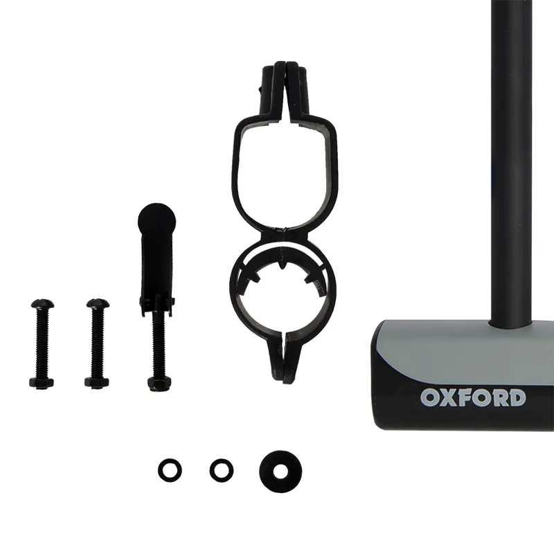 Oxford 1200mm Lockmate Shackle 12 Duo U-Lock in Black-3