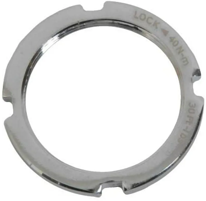 Fixed Sprocket Lock Ring Silver