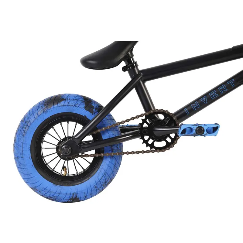 Invert Supreme Mini BMX Black and Blue-8