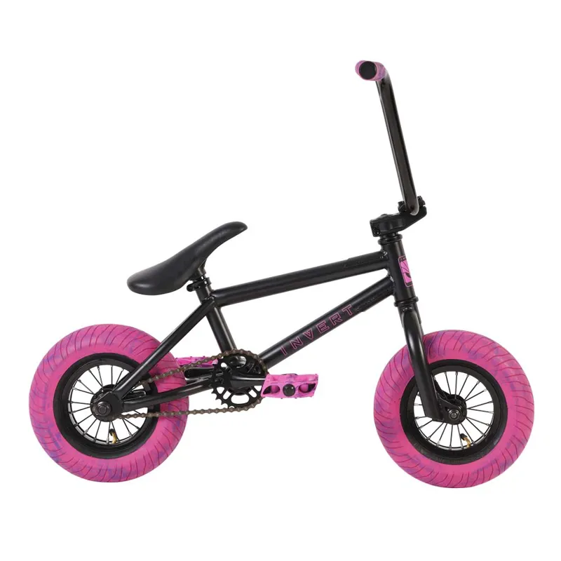 Invert Supreme Mini BMX Black and Pink-4