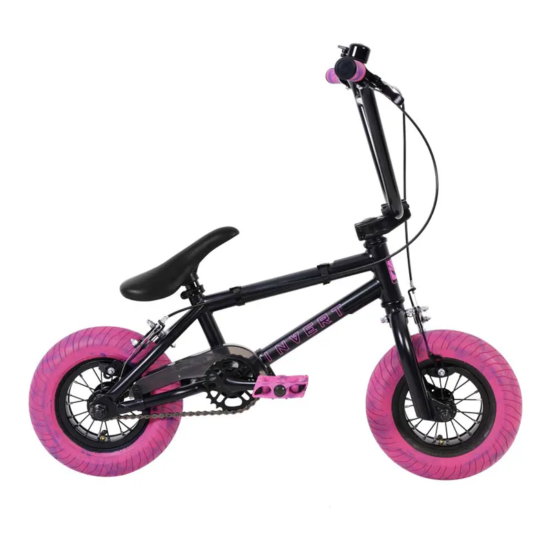 Invert Supreme Mini BMX Black and Pink-3