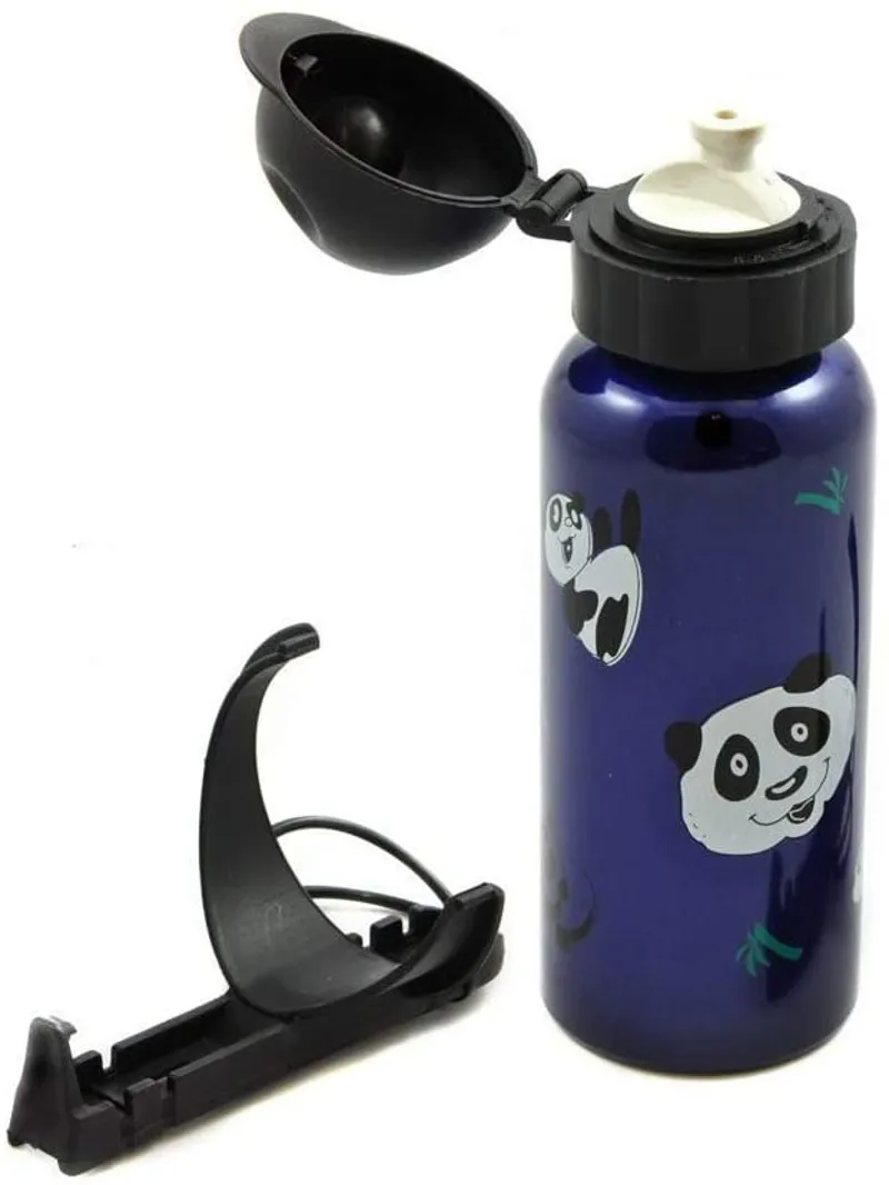 Panda Aluminium Water Bottle Blue