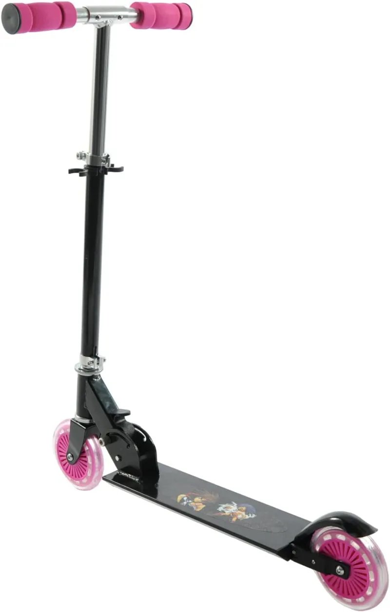 Ninja Folding Mini Scooter Black and Pink-1